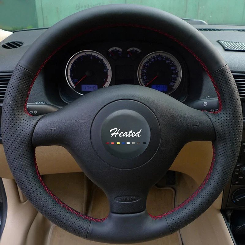 Оплётка на руль для Volkswagen VW Golf 4 Passat B5 1996 2003 Polo 2011 2002|steering wheel cover|wheel coveron the steering |