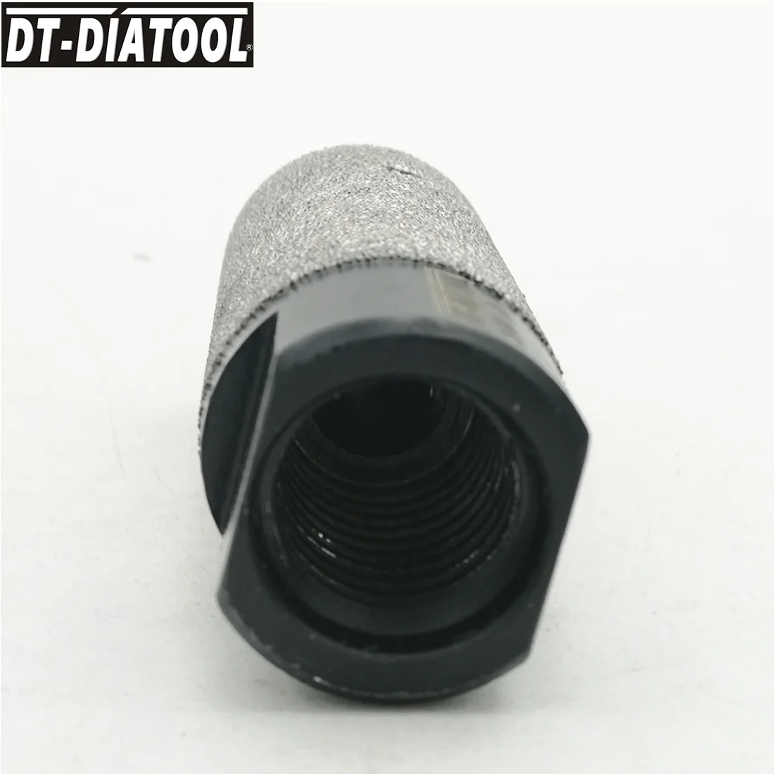 DT-DIATOOL 2pcs Dia 25mm 5/8-11 Vacuum Brazed Diamond Milling Finger Bits For Enlarge Holes In Porcelain Ceramic Marble Granite