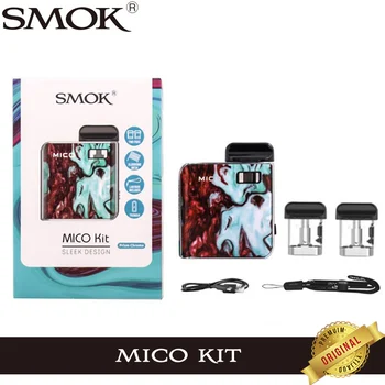 

Original SMOK MICO Kit with 1.7ml Cartridge Pod 700mAh Mico Battery 10-26W MICO MOD Mesh MTL Vaporizer Electronic Cigarette Vape