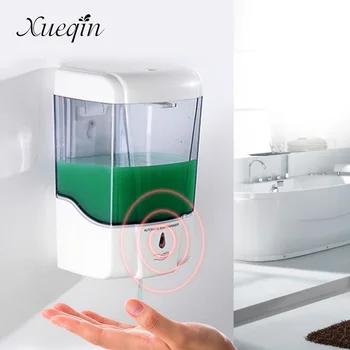 

700ml Automatic Sensor Bathroom Liquid Soap Dispenser Touchless Wall Mounted Kitchen Detergent Bath Shampoo Lotion Dispenser