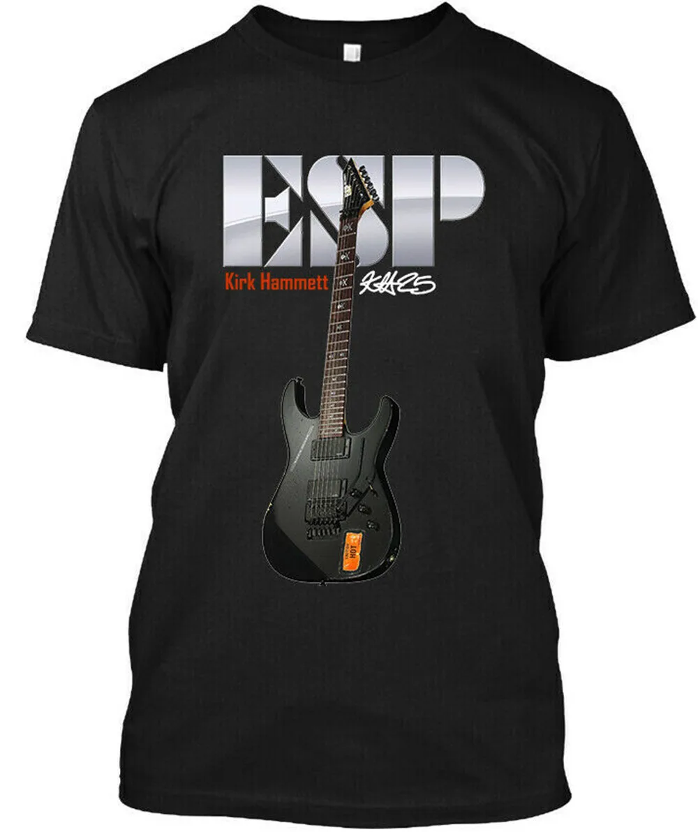 Kirk Hammett Esp Ltd Kh 25 футболка с электрогитарой размеры L-2Xl тренажерные залы Фитнес