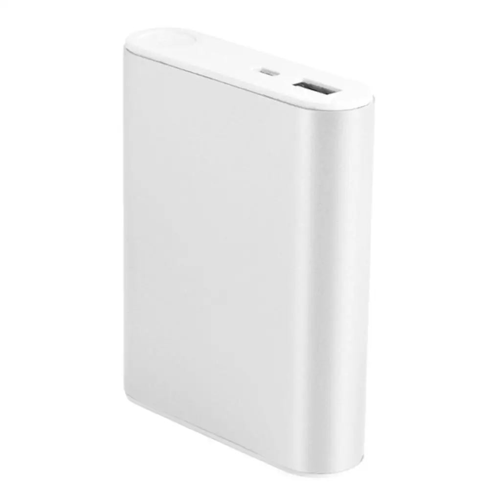 Портативный мобильный Банк питания чехол для батареи DIY 4x18650 power Bank чехол коробка корпус с 2 usb-портом для зарядки - Цвет: silver