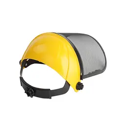 Большой триммер для головы садовый металлический Регулируемый инструмент полуполный защитный шлем безопасности открытый 180 градусов анти