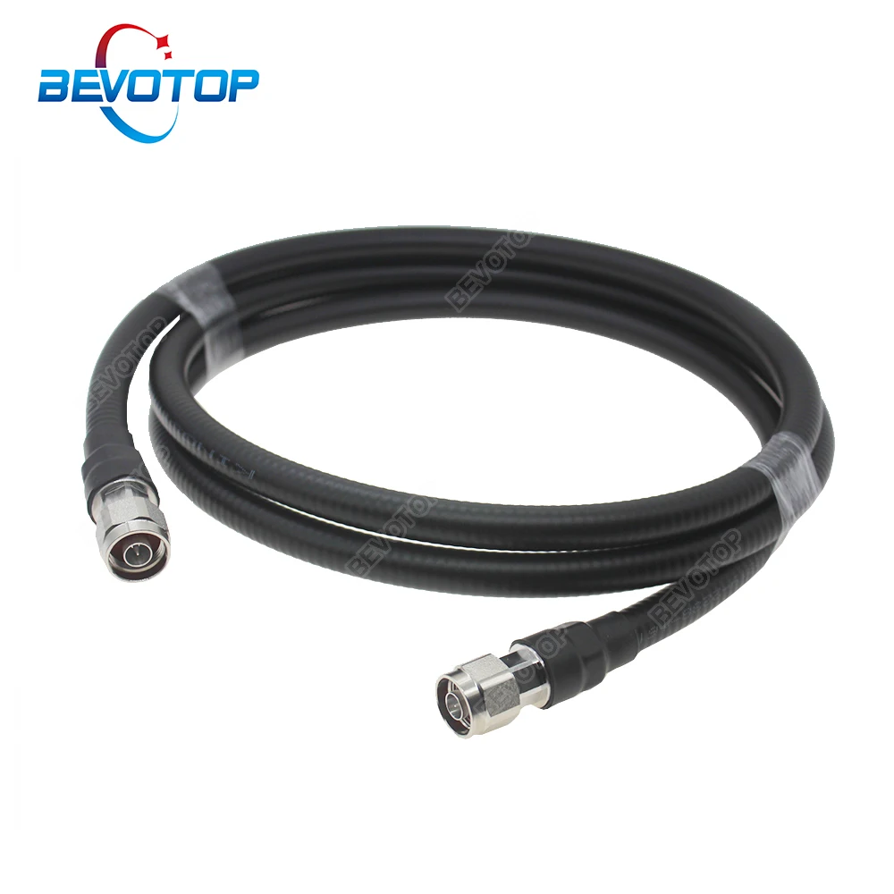 N Male to 1/2 50-9 Jumper Super Flexible Feeder Line RF Coaxial Cable for Base station Cellular Amplifier Signal Booster | Обустройство