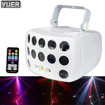 

Butterfly Night Lights 3IN1 LED Spot Strobe Laser Stage Lighting Effect Party DJ Dance Club Wedding Christmas Deco Wall Lamp