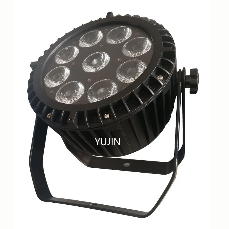 RGBWA+ UV 9X18 Вт Напольный par led ip65 для рождественских украшений дома