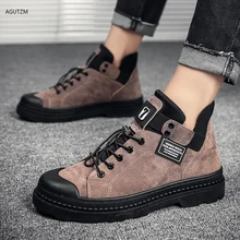 Зимние мужские ботинки; Теплая мужская водонепроницаемая обувь из искусственной кожи; мужская повседневная обувь; Ботинки martin; мужские кроссовки; z334