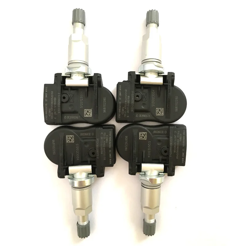 4 шт. датчик давления в шинах Peugeot 407 207 307 607 508 807 TPMS 433 МГц 9681102280 | Автомобили и