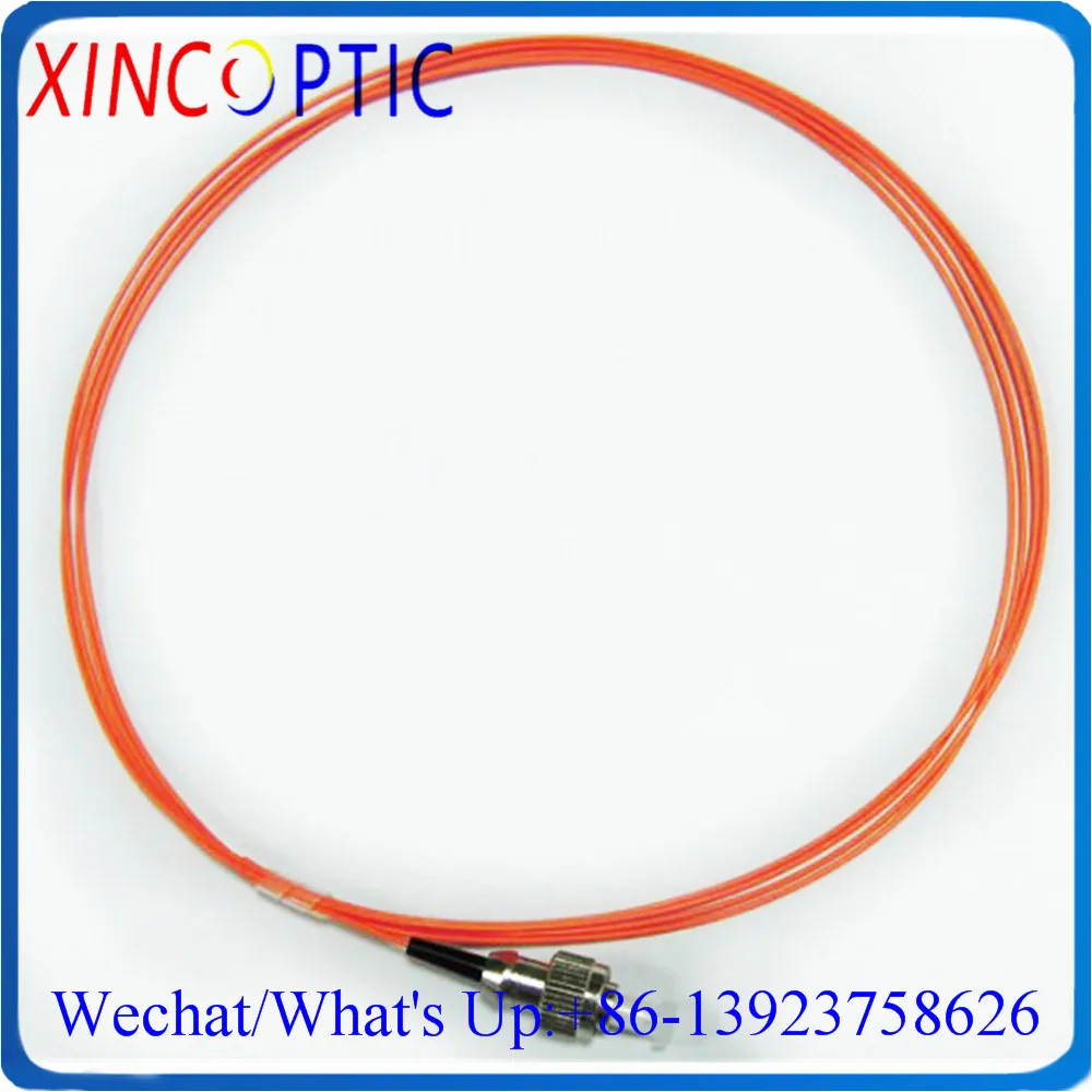 

50Pcs FC/UPC Simplex 0.5M 0.9mm Tight Buffer PVC,FCAPC SM MM OM1 OM2 OM3 50/62.5/125 SX Fiber Optic Pigtail Jumper Cable