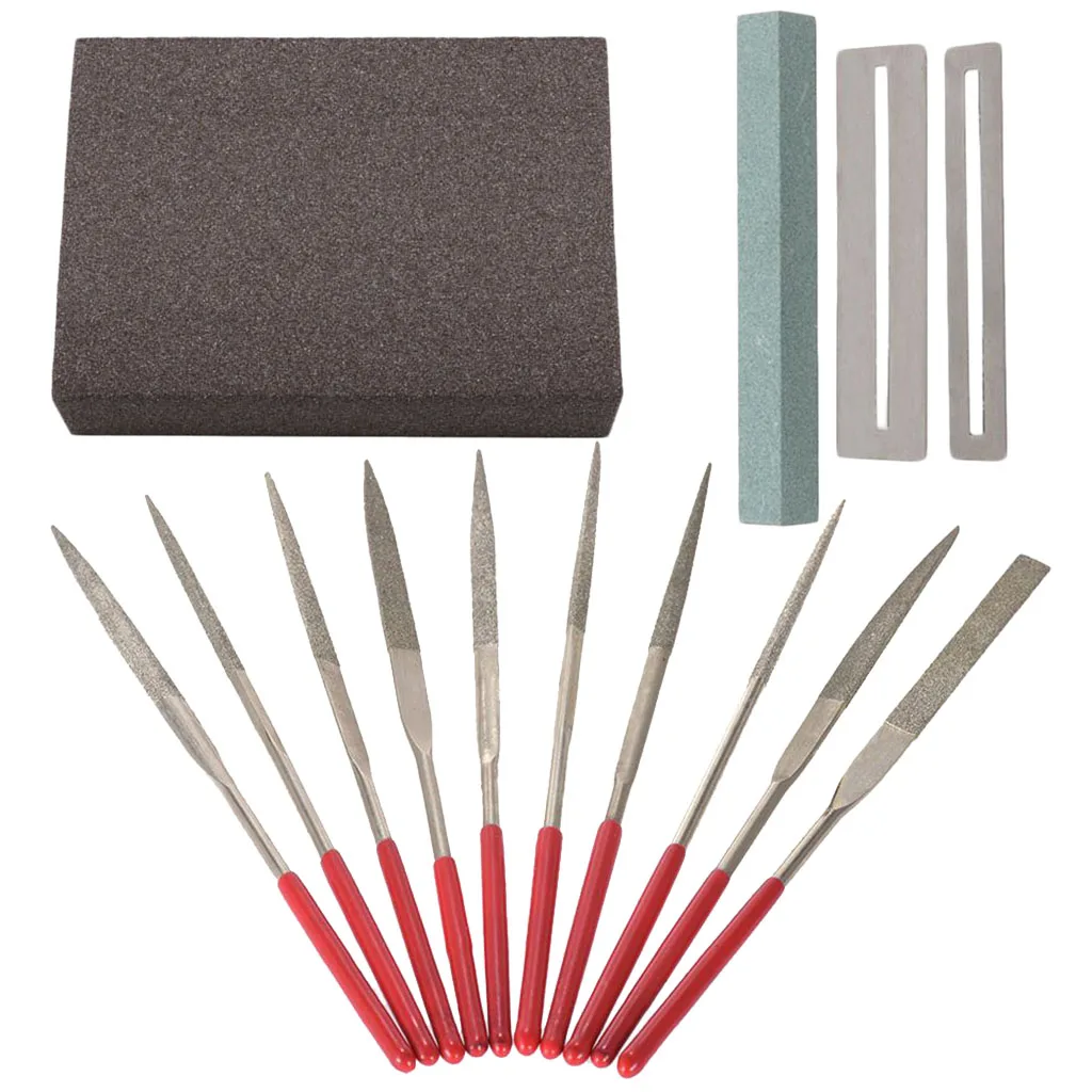 Guitar Fret Wire Crowning Luthier File+Nut Fret Files+Fingerboard Fret Guard for Guitar Bass Parts