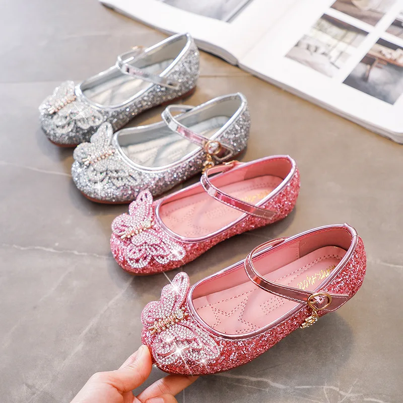 

Girls Shoe2019 New Style Korean-style Princess Shoes Kids Child Spring And Autumn Princess Shoes Children