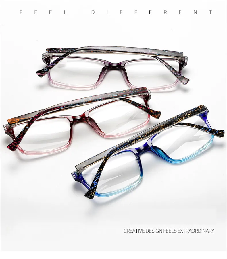 Oulylan очки для чтения Для мужчин Для женщин прозрачные линзы компьютерные очки унисекс пресбиопии читатель диоптрий+ 1,0 1,5 2,0 2,5 3,0 3,5 4,0