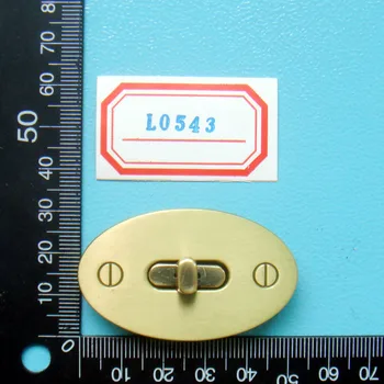 

10 sets/lot Egg Shape High Quality Twist Turn Lock Clasp Closure Women Handbag Bag Parts Purse Hardware Accessories DIY L0543