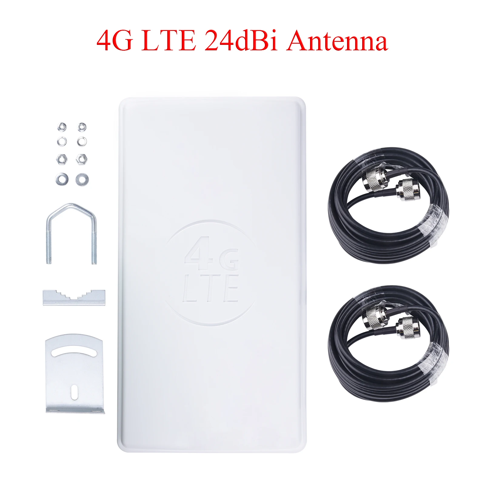 4G LTE 24dBi Antenna 698-2690MHz MIMO Outdoor Antenna N Female Jack Connector Signal Booster For 3G 4G Router Modem