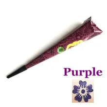 1 Шт Красочная индийская хна паста конус красоты мехенди для женщин Пальчиковый крем для тела краска DIY временный рисунок для тату трафарет