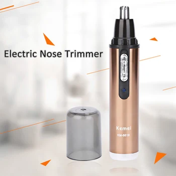 

Fashion Electric Shaving Nose Hair Trimmer Safe Face Care Shaving Trimmer For Nose Trimer Household Tools EU plug