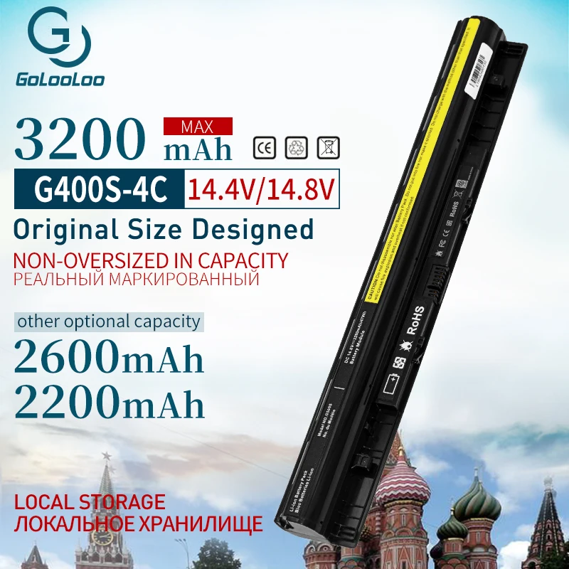 2200 мАч 14,4 В ноутбука Батарея для Lenovo G400S серии G405s G410s G500s L12L4A02 L12L4E01 L12S4A02 L12S4E01 L12M4E01 L12M4A02