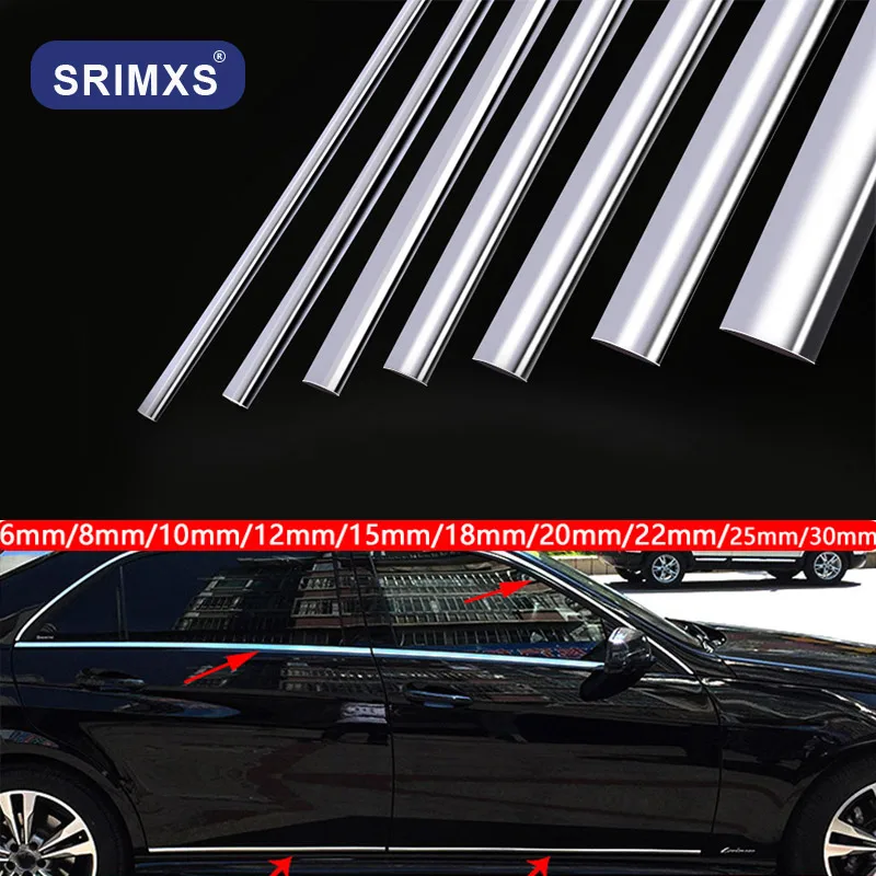 10mm*3m Chrome Ca Sticker Styling Moulding Strip Trim Self Adhesive Cover Tape 10mm*3m Chrome Ca Sticker Styling Moulding Strip Trim Self Adhesive Cover Tape