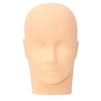 

New Massage Mannequin Head Flat Eye Facial Eyelash Eyelash Extension Makeup Practice Cosmetic Model Professional Training Heads