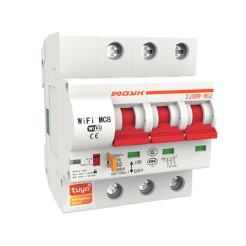 

3P WiFi Intelligent Circuit Breaker with Energy Monitoring Function Works with Alexa and Google Home
