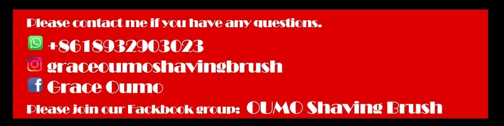 OUMO-.11.11 обновленная резиновая деревянная щетка для бритья