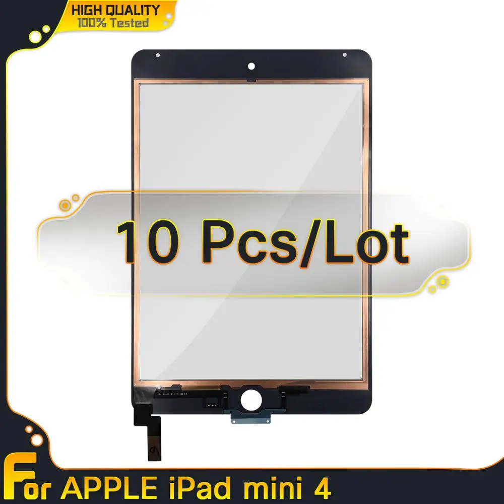 10 PCS Wholesale Touch Screen For iPad Mini 4 A1538 A1550 Digitizer Outer Glass Replacement Parts Tested | Компьютеры и офис