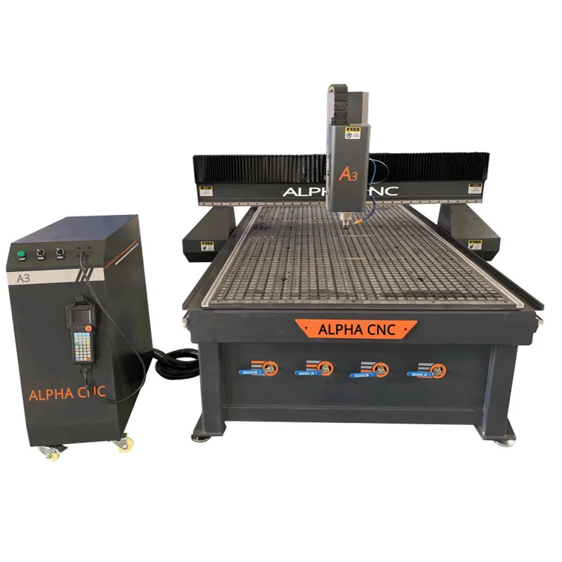 

China Top Quality Alpha 1325 CNC Router 4X8 3 Axis Wood CNC Router Prices Wood CNC Milling Carving Machine