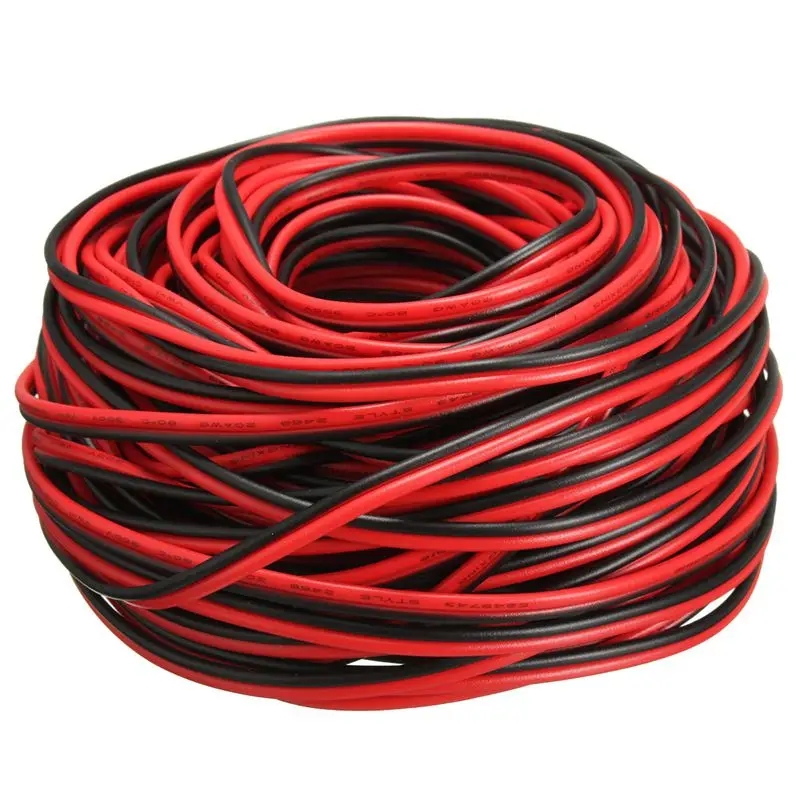 

TOP 20M 2-Pin Wire Extension Connector Cable For Single LED Strip Light 3528 5050