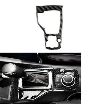 

Car Carbon Fiber ABS Inner Gear Shift Panel Frame Cover Trim for Mazda 3 Axela 2013-2016