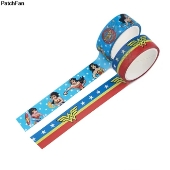 

20pcs/lot A3547 Patchfan Wonder Woman Washi Tape Paper DIY Tape Adhesive Tapes Stickers Decorative Stationery Tapes