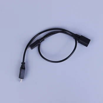 

Micro USB 2.0 Splitter Y 1 Female To 2 Male Data Charge Cable Extension Cord For Phone Data Cable Connector
