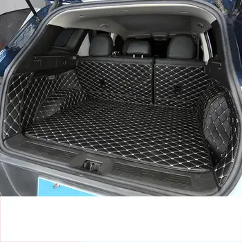 

for renault kadjar durable fiber leather car trunk mat cargo liner 2015 2016 2017 2018 2019 2020