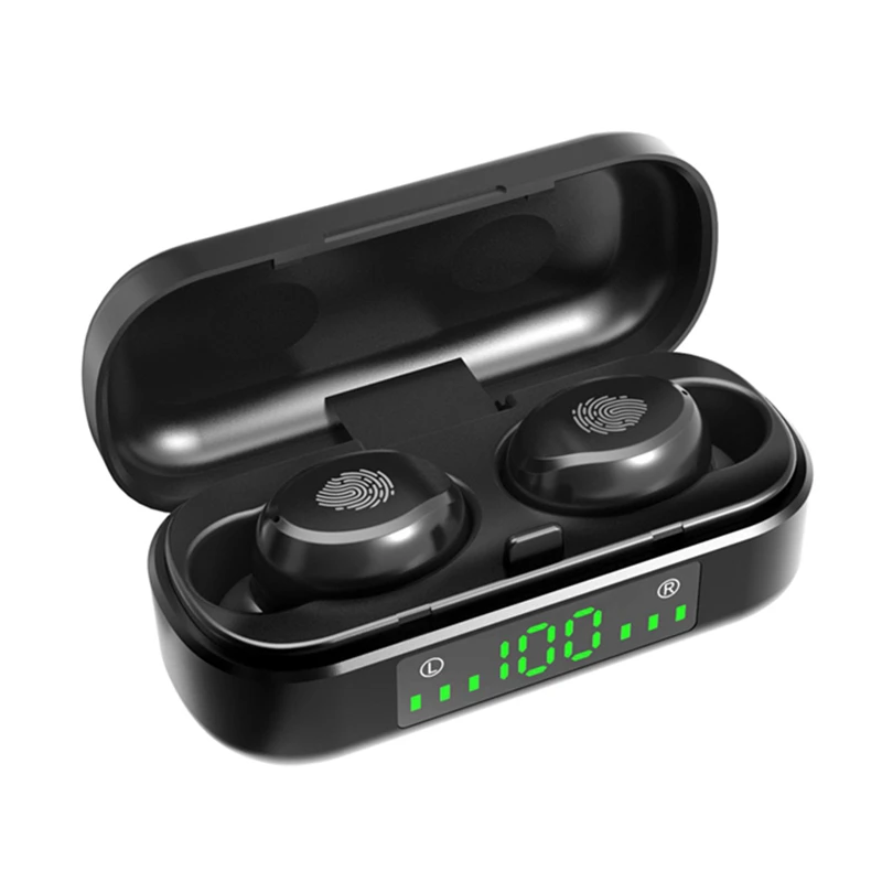 TWS 5 0 7D стерео наушники сенсорные беспроводные Bluetooth IPX7 водонепроницаемые CVC8.0