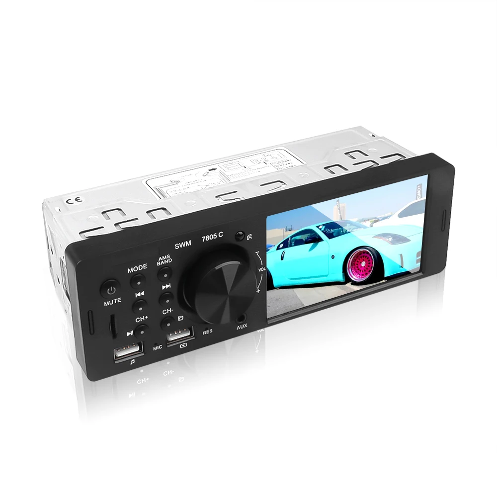 

1 Din Car Radio FM Autoradio Bluetooth Multimedia MP3 MP5 Player 4.1" Inch Car Stereo 12V Auto Audio USB Remote Control