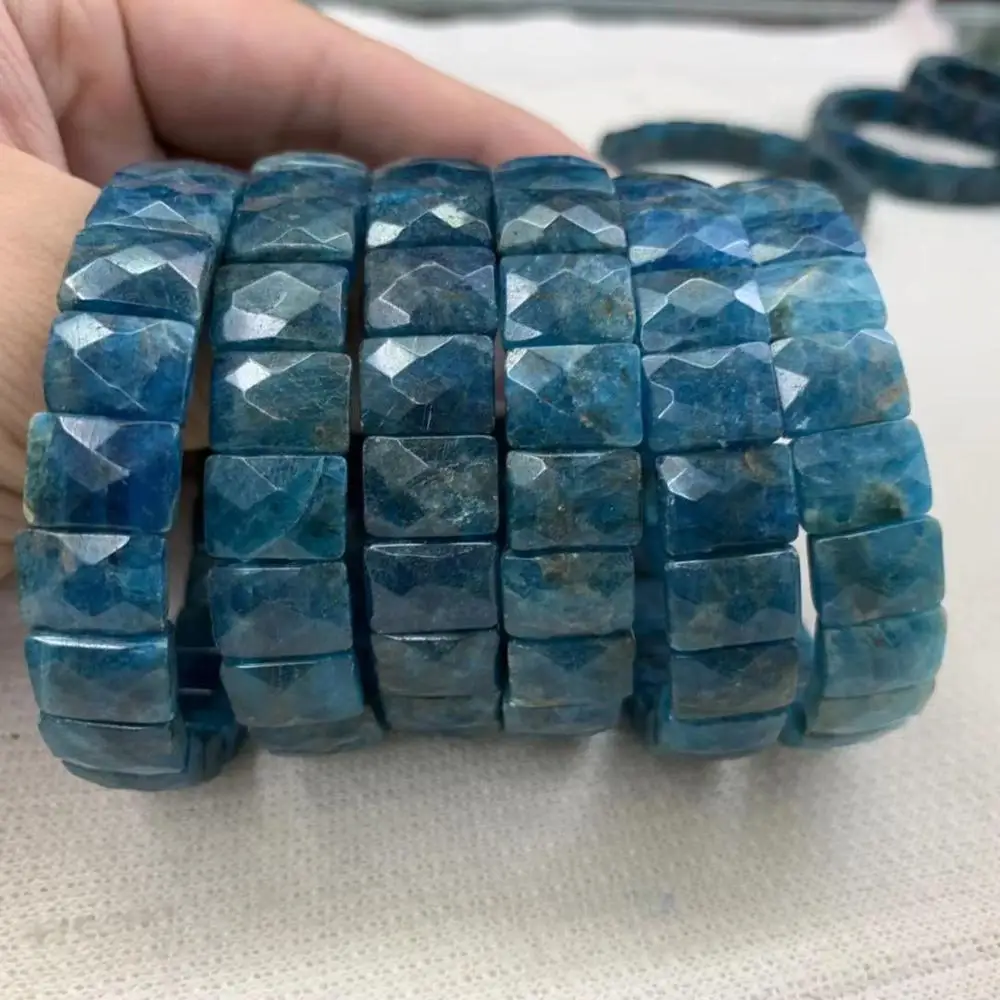 

natural apatite stone bracelet natural gem stone bangle charming jewelry for woman for gift wholesale !