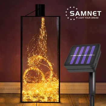 2020 Zonne-energie Koperdraad Led Guirlande Wijnstokken Lichten Als Waterval Licht Fairy String Lights Voor Bruiloft Kerstdecoratie 2020 Zonne-energie Koperdraad Led Guirlande Wijnstokken Lichten Als Waterval Licht Fairy String Lights Voor Bruiloft Kerstdecoratie