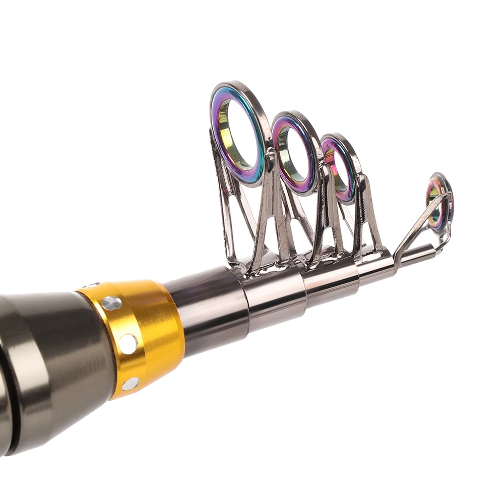 Portable Winter Fishing Rod Ultralight Carbon Fiber Telescopic Portable Sea Spinning Pole Retractable Pen Pole High Quality