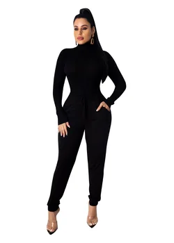 

Two Piece Set Women 2020 Fall Winter Clother Turtleneck Knitted Top and Pant Suit Bodycon 2 Piece Outfits Matching Sets