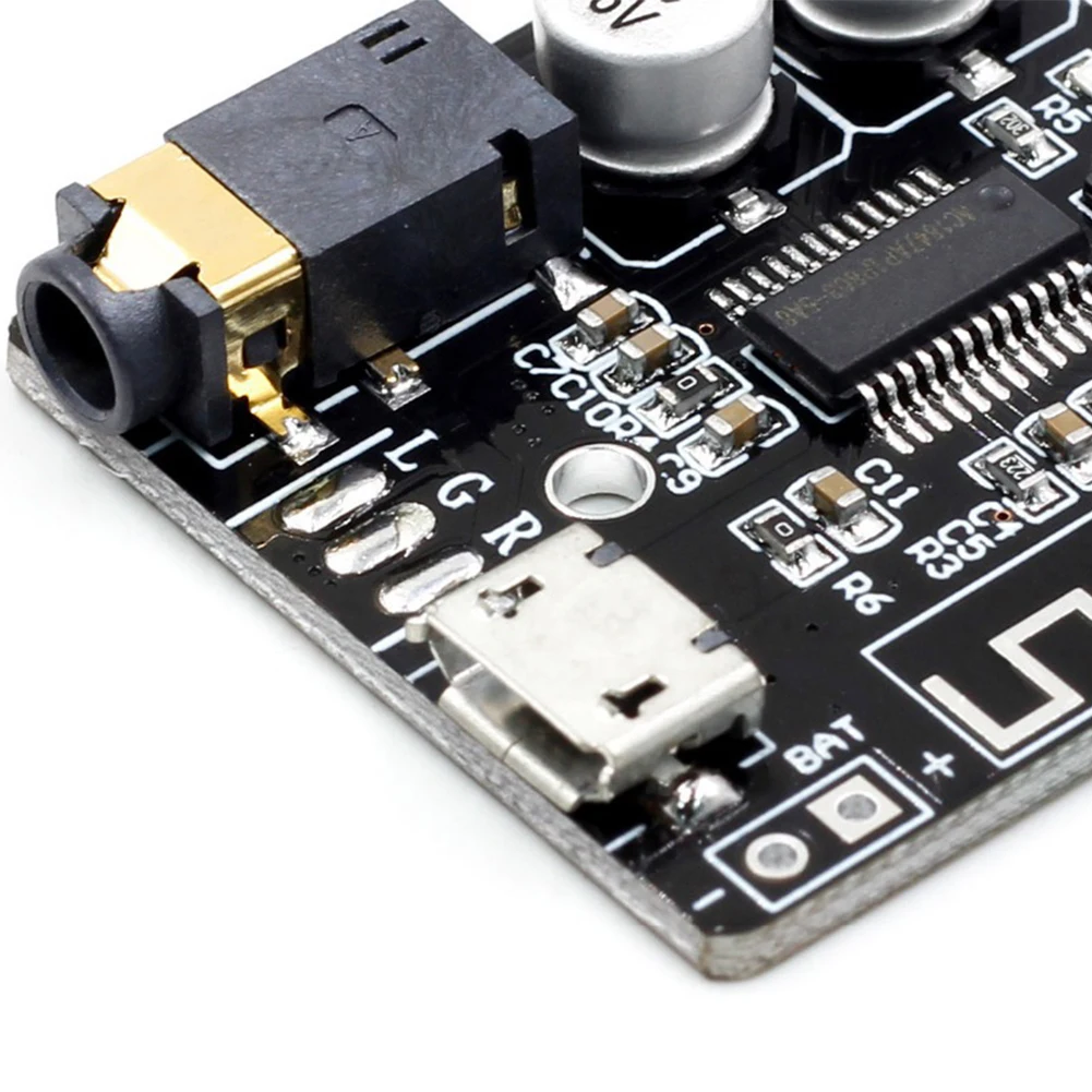 DIY Аудио приемник мини MP3 электронный Bluetooth 4 1 мощность стерео Музыка Светодиодный
