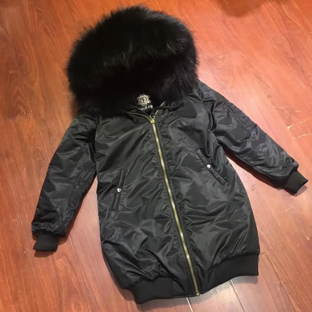 Best Price Black Bomber Furs Jacket Germany Style Zipper Up Black Flight Customized Stain Jacket