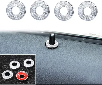 

Bling Crystal Door Lock Pins Caps Covers Decal Bling Interior Decoration for BMW 3 Series F30 G20 320i 325i 328d 328i 330i 335i