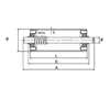 1PCS Galvanized Gravity Roller Conveyor 25*200/300/400/500/600/700/800/900/1000 ► Photo 2/3