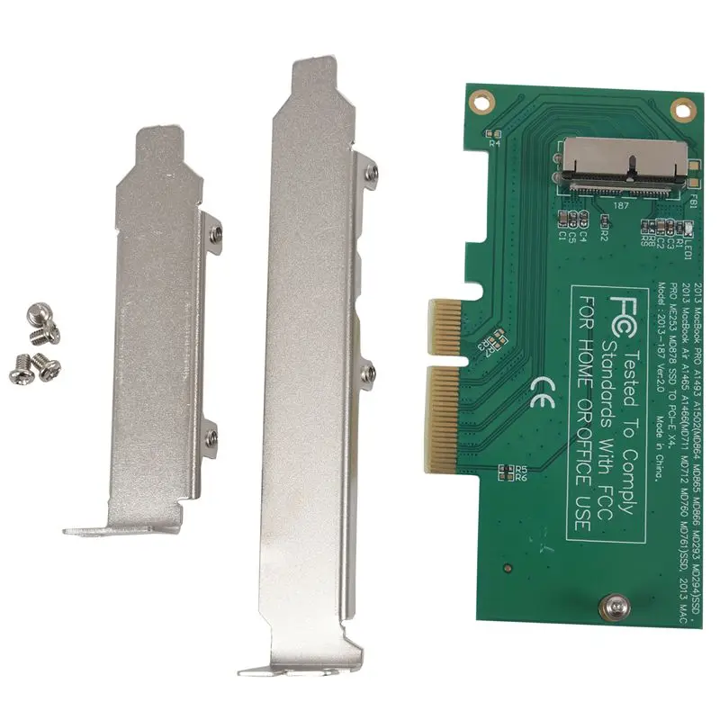Адаптер для PCI-E 4X для apple 2013 MacBook Air Pro SSD