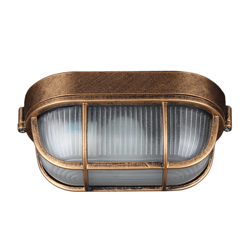 Retro Moisture Explosion-proof Outdoor Wall Light Vintage Waterproof E27 Ceiling Lamp Outdoor Wall & Porch Lighting