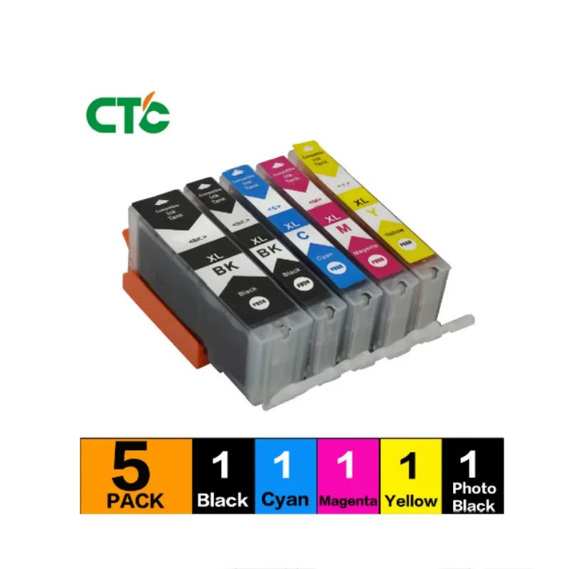 5 шт. чернильный картридж PGI450 CLI451 Compitalbe для canon PIXMA