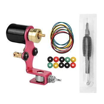 

Complete Tattoo Kit / Rotary Tattoo Machine Cartridge Grip Grommets Nipples Disposable long handle needle for tattoo 1 set