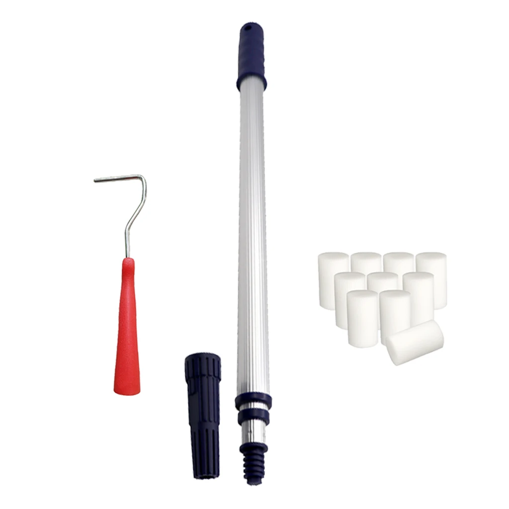 

2inch Foam Sponge Paint Roller Kit & 59inch Extendable Adjutable Rod Wand Tools