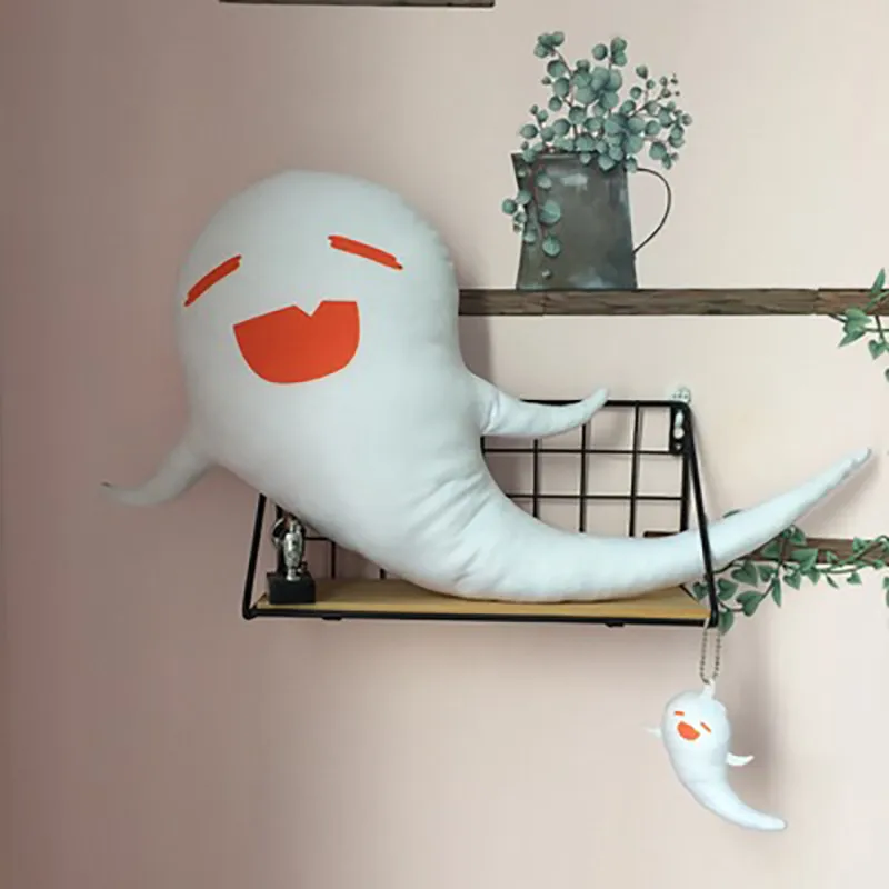 Game Genshin Impact Hu Tao Ghost Figure Pillow Toy Cosplay Figure Plush Toy Anime Plush Stuffed Doll Pillow Pendant Gifts