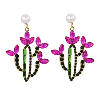 

ZHINI 2019 New Fashion Freshwater Pearl Stud Earrings for Women 3 Colors Simple Crystal Zircon Drop Earring Jewelry Gift brincos