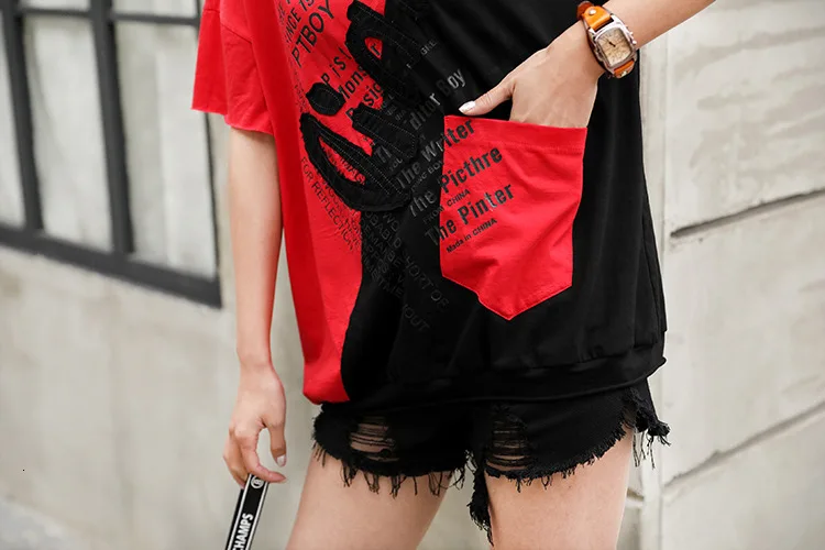 Max LuLu модная Роскошная Корейская одежда женские летние винтажные Топы женские Лоскутные негабаритных футболки с вышивкой повседневные футболки